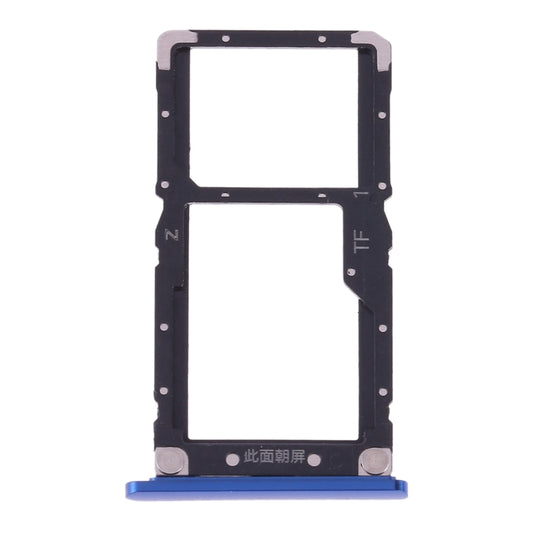 SIM Card Tray + SIM Card / Micro SD Card for Xiaomi Mi 8 Lite(Blue) by buy2fix