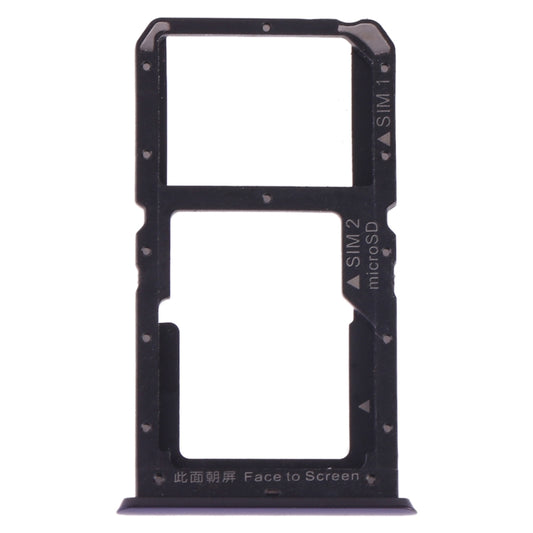 For OPPO A9 SIM Card Tray + SIM Card / Micro SD Card (Blue) by buy2fix