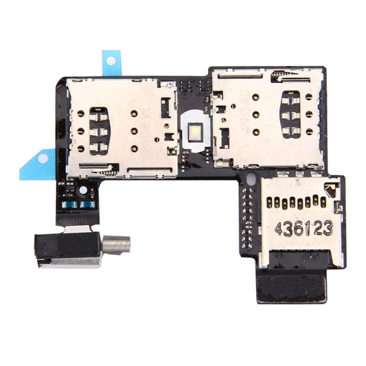 SIM Card Socket + SD Card Socket for Motorola Moto G (2nd Gen.) (Dual SIM Version) by buy2fix