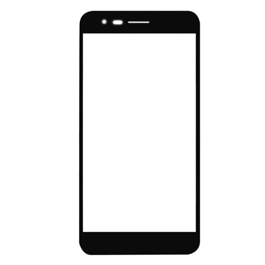 Front Screen Outer Glass Lens for LG K4 2017 / M160 (Black) by buy2fix