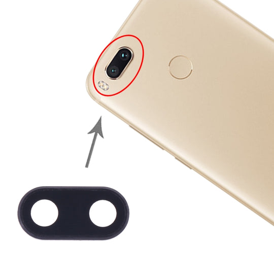 10 PCS Kameraobjektivabdeckung für Xiaomi Mi 5X / A1 (Schwarz)