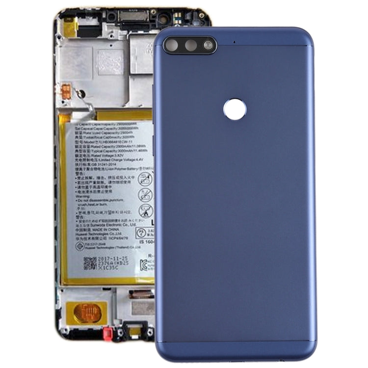 Back Cover with Side Keys for Huawei Honor Play 7C(Blue) by buy2fix