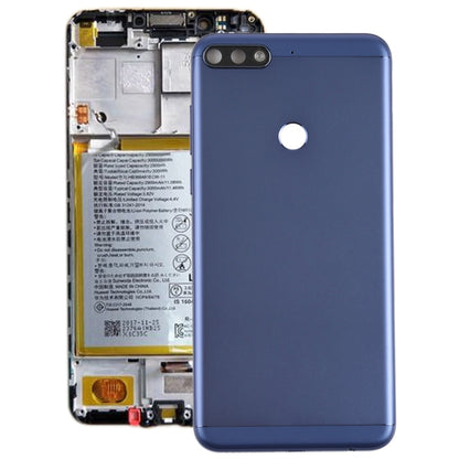 Back Cover with Side Keys for Huawei Honor Play 7C(Blue) by buy2fix