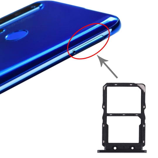 SIM-Kartenfach + NM-Kartenfach für Huawei Nova 5 (Schwarz)