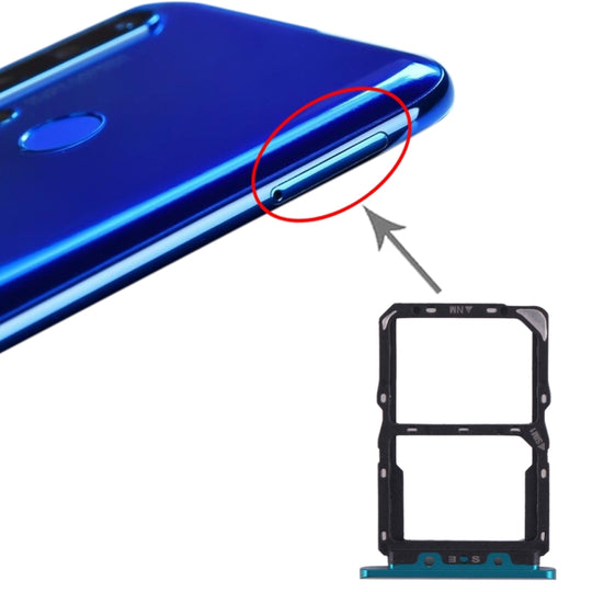 SIM-Kartenfach + NM-Kartenfach für Huawei Nova 5 (Grün)