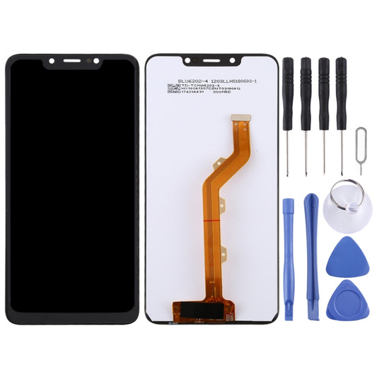TFT LCD Screen for Tecno Spark 3 KB7 with Digitizer Full Assembly (Black) by buy2fix