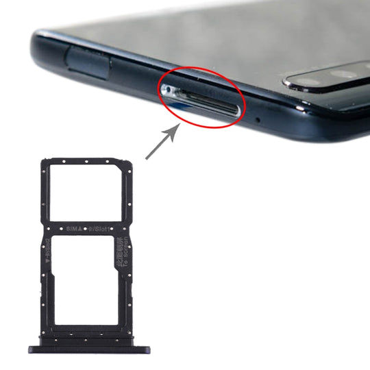 SIM-Kartenfach + SIM-Kartenfach / Micro-SD-Kartenfach für Huawei Honor 9X / Honor 9X Pro (Dunkelblau)
