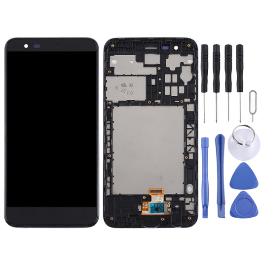 TFT LCD Screen for LG K30 / K10 (2018)/ X410 Digitizer Full Assembly with Frame (Black) by buy2fix