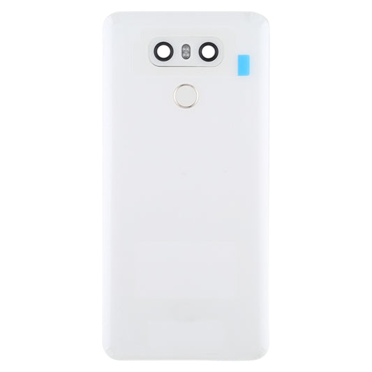 Battery Back Cover with Camera Lens & Fingerprint Sensor for LG G6 / H870 / H870DS / H872 / LS993 / VS998 / US997(White) by buy2fix