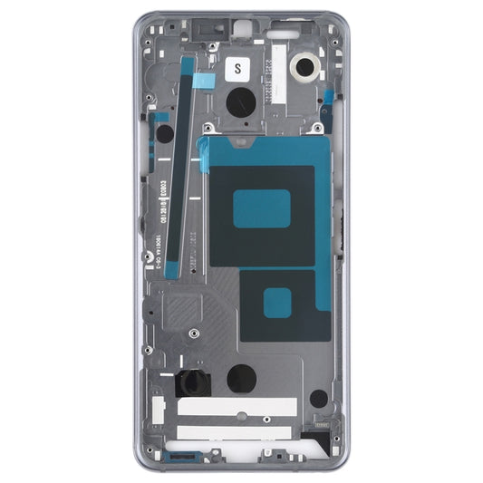 Front Housing LCD Frame Bezel Plate for LG G7 ThinQ / G710 (Silver) by buy2fix