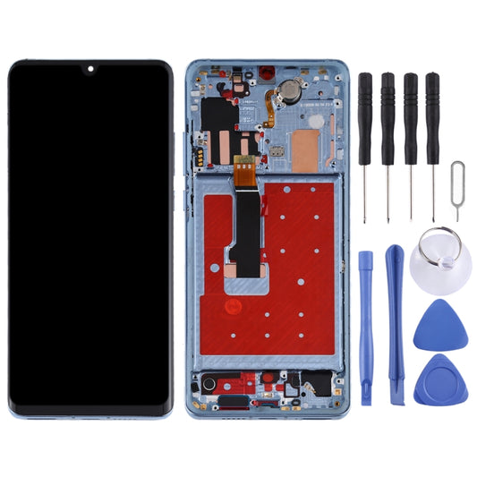 Original OLED LCD Screen for Huawei P30 Pro Digitizer Full Assembly with Frame(Breathing Crystal) by buy2fix