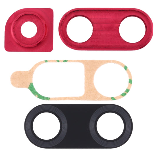 For Huawei Nova 4 10pcs Camera Lens Cover (Red) by buy2fix