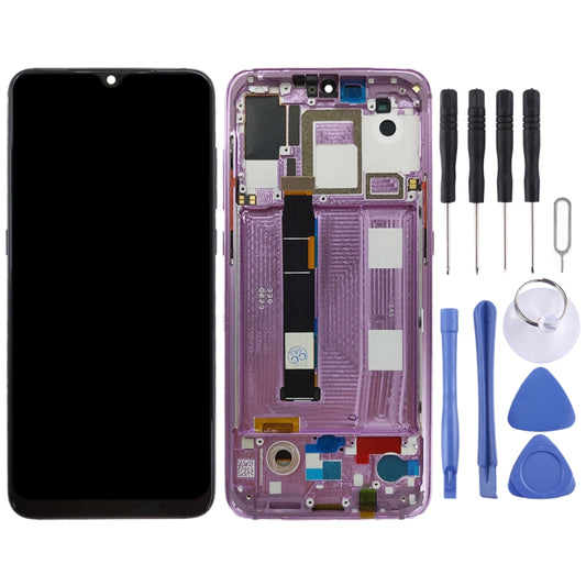 OLED LCD Screen for Xiaomi Mi 9 Digitizer Full Assembly with Frame(Pink) by buy2fix