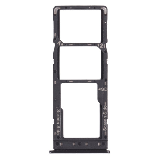 SIM-Kartenfach + SIM-Kartenfach + Micro-SD-Kartenfach für Infinix HOT 7 Pro (X625B) (Schwarz)