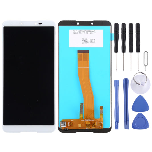 TFT LCD Screen for Wiko Y70 with Digitizer Full Assembly (White) by buy2fix