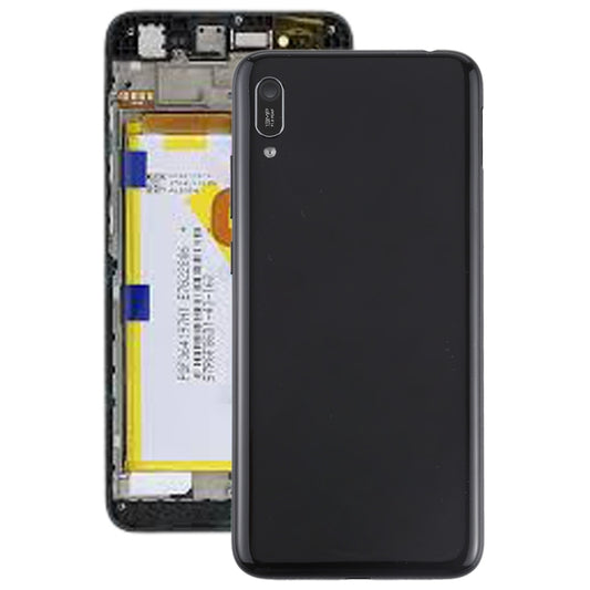 Battery Back Cover with Camera Lens & Side Keys for Huawei Enjoy 9e(Black) by buy2fix