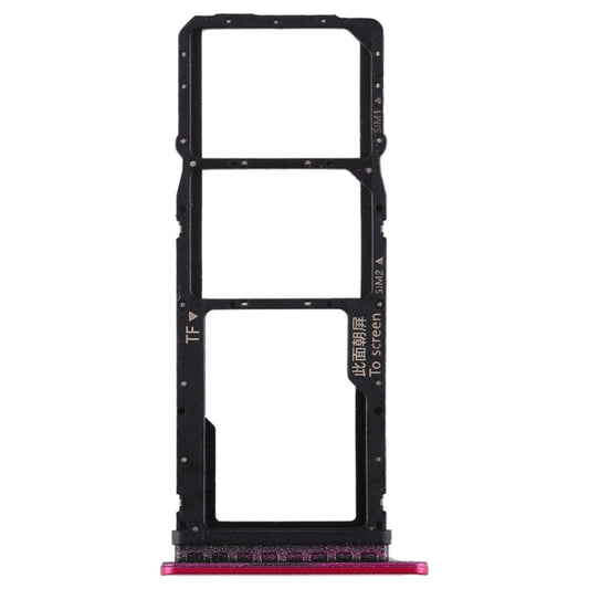 SIM Card Tray + SIM Card Tray + Micro SD Card Tray for Huawei Honor Play 3 (Red) by buy2fix