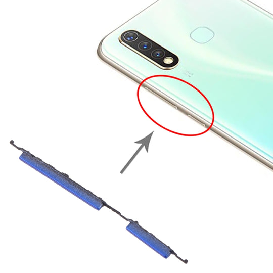 Touches latérales pour Vivo Y5s (Bleu)