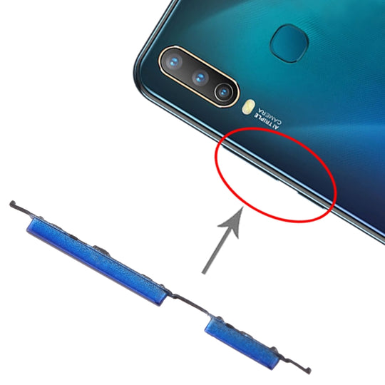 Touches latérales pour Vivo Y3 (Bleu)