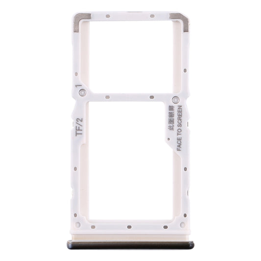 SIM Card Tray + SIM Card Tray / Micro SD Card Tray for Xiaomi Redmi Note 8 Pro (Black) by buy2fix