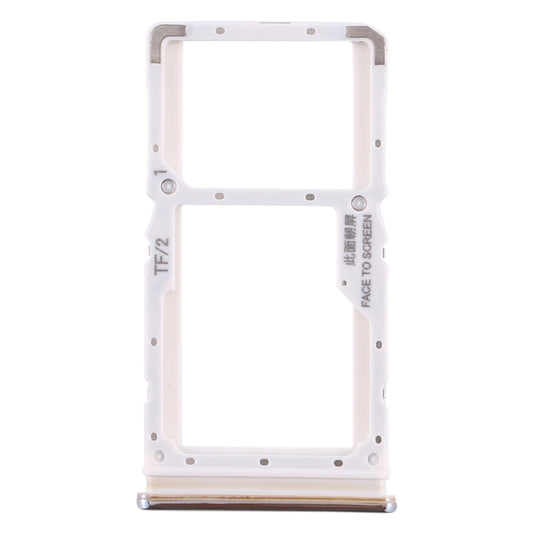SIM Card Tray + SIM Card Tray / Micro SD Card Tray for Xiaomi Redmi Note 8 Pro (Silver) by buy2fix