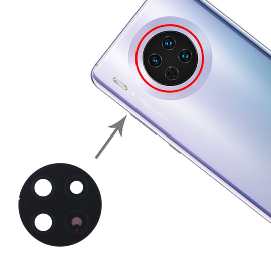 Objectif de caméra arrière 10 PCS pour Huawei Mate 30