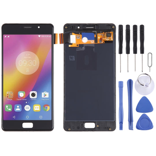 OEM LCD Screen for Lenovo Vibe P2 / P2a42 / P2c72 Digitizer Full Assembly with Frame (Black)