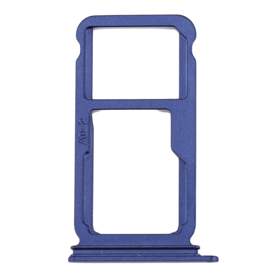 For Huawei P10 Plus SIM Card Tray & SIM / Micro SD Card Tray(Blue) by buy2fix