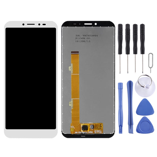 LCD Screen and Digitizer Full Assembly for Alcatel 1S (2019) OT5024 5024 5024D 5024A 5024J(White) by buy2fix
