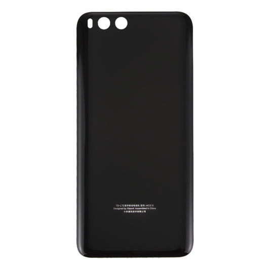 For Xiaomi Mi 6 Glass Battery Back Cover(Black) by buy2fix