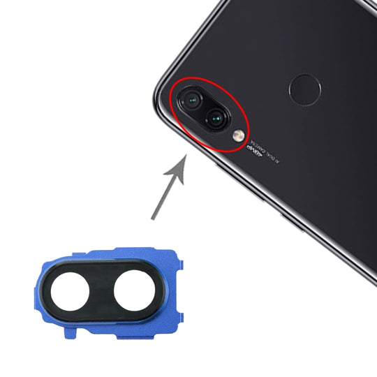 Rückseitige Kamerablende für Xiaomi Redmi Note 7 Pro / Redmi Note 7 (Blau)