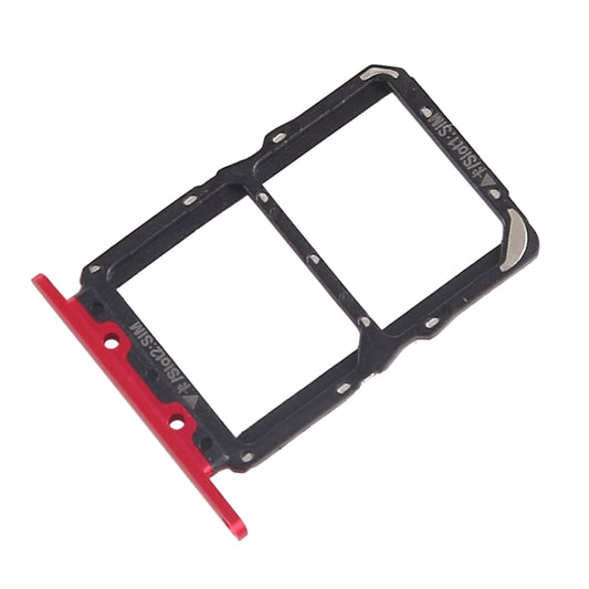 SIM Card Tray + SIM Card Tray for Huawei Honor View 20 (Honor V20) (Red) by buy2fix