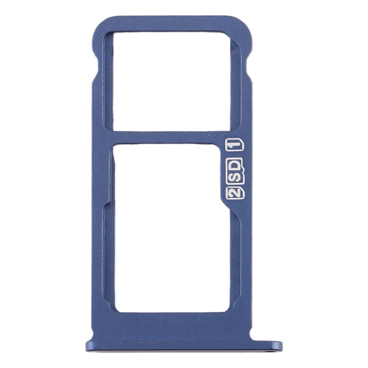 SIM Card Tray + SIM Card Tray / Micro SD Card Tray for Nokia 7.1 / TA-1100 TA-1096 TA-1095 TA-1085 TA-1097 (Blue) by buy2fix