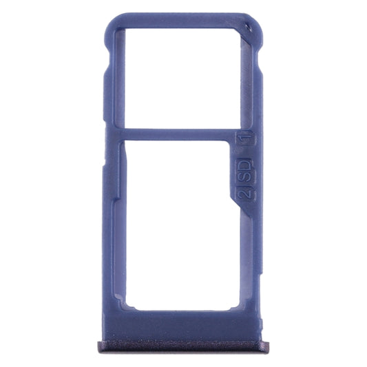 SIM Card Tray + SIM Card Tray / Micro SD Card Tray for Nokia 5.1 Plus / X5 TA-1102 TA-1105 TA-1108 TA-1109 TA-1112 TA-1120 TA-1199(Blue) by buy2fix