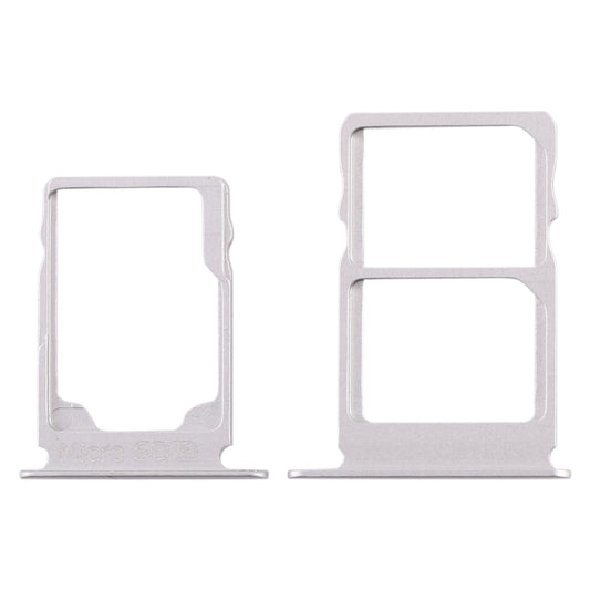 SIM Card Tray + SIM Card Tray + Micro SD Card Tray for Nokia 3.1 TA-1049 TA-1057 TA-1063 TA-1070 (White) by buy2fix