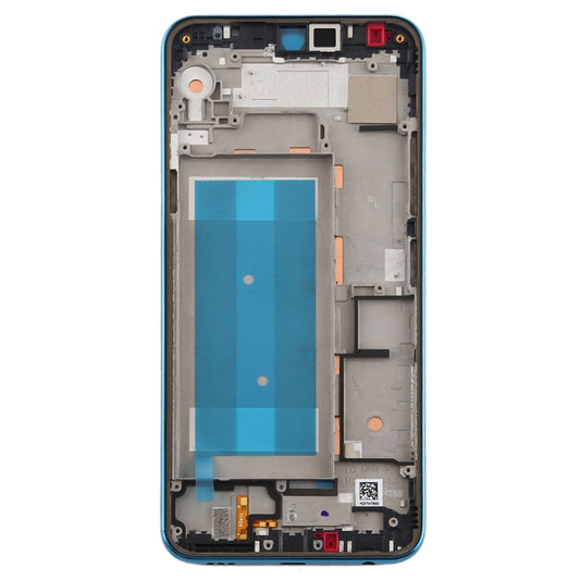 Front Housing LCD Frame Bezel Plate for LG K50 / K12 MAX / LMX520BMW / LMX520EMW(Single SIM Version)(Blue) by buy2fix