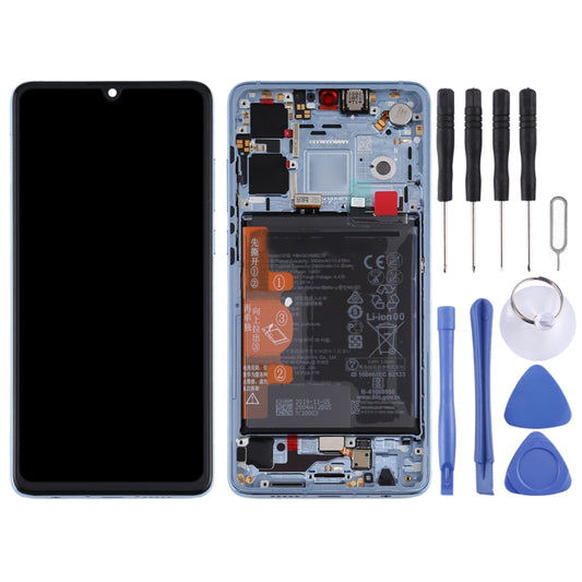 Original OLED LCD Screen for Huawei P30 Digitizer Full Assembly with Frame(Breathing Crystal) by buy2fix