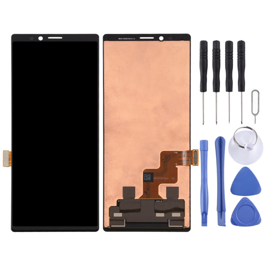 Original OLED LCD Screen for Sony Xperia 1 with Digitizer Full Assembly(Black) by buy2fix