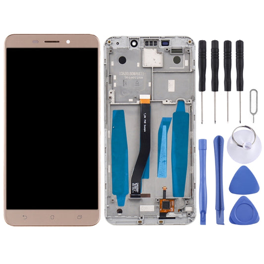 OEM LCD Screen for Asus ZenFone 3 Laser ZC551KL Z01BD Digitizer Full Assembly with Frame（Gold) by buy2fix
