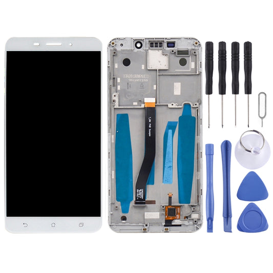 OEM LCD Screen for Asus ZenFone 3 Laser ZC551KL Z01BD Digitizer Full Assembly with Frame（White) by buy2fix