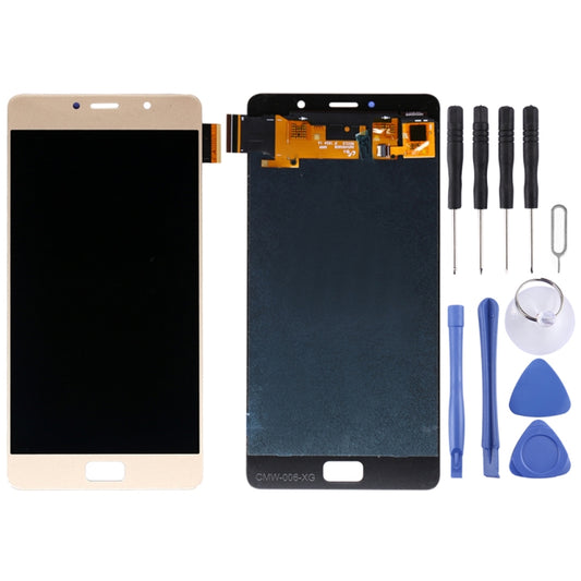 OEM LCD Screen for Lenovo Vibe P2 P2c72 P2a42 with Digitizer Full Assembly (Gold) by buy2fix