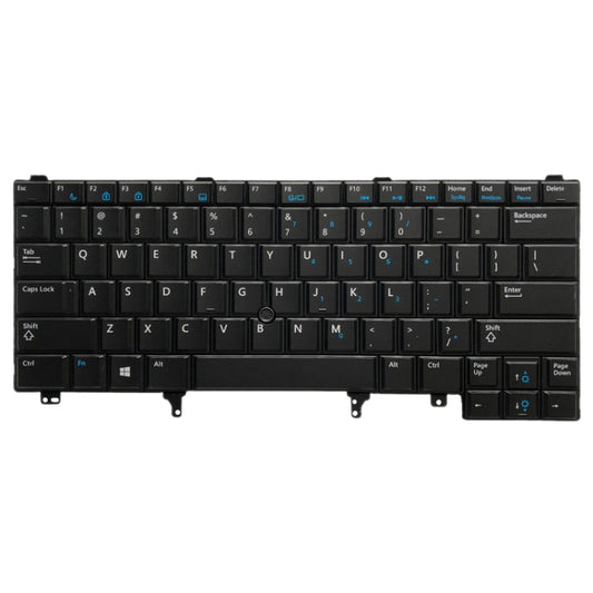 US Version Keyboard with Keyboard Backlight and Pointing for Dell Latitude E6420 E6320 E6430 E5420 E5430 E6430s by buy2fix