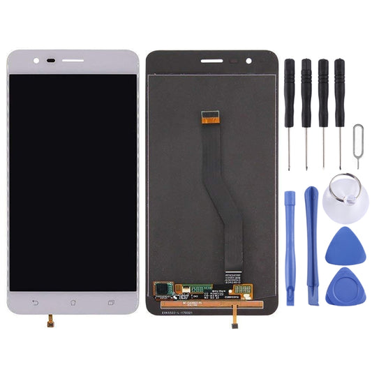 OEM LCD Screen for Asus ZenFone 3 Zoom / ZE553KL Z01HDA with Digitizer Full Assembly (White) by buy2fix