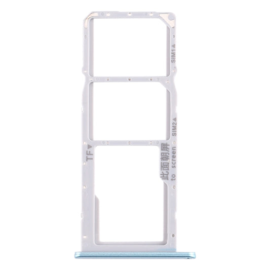 SIM Card Tray + SIM Card Tray + Micro SD Card Tray for Huawei Enjoy 10e / Honor Play 9A (Blue) by buy2fix