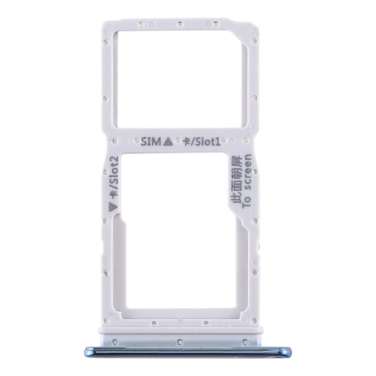 SIM Card Tray + SIM Card Tray / Micro SD Card Tray for Huawei Enjoy 10 Plus (Blue) by buy2fix