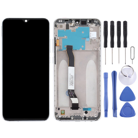 LCD Screen and Digitizer Full Assembly with Frame for Xiaomi Redmi Note 8(Silver) by buy2fix