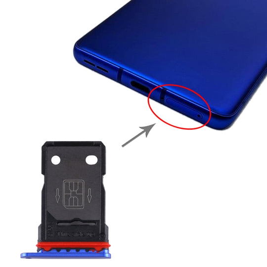 SIM-Kartenfach + SIM-Kartenfach für OnePlus 8 Pro (Blau)