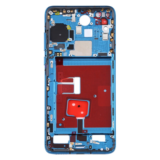 Original Middle Frame Bezel Plate with Side Keys for Huawei P40(Blue) by buy2fix