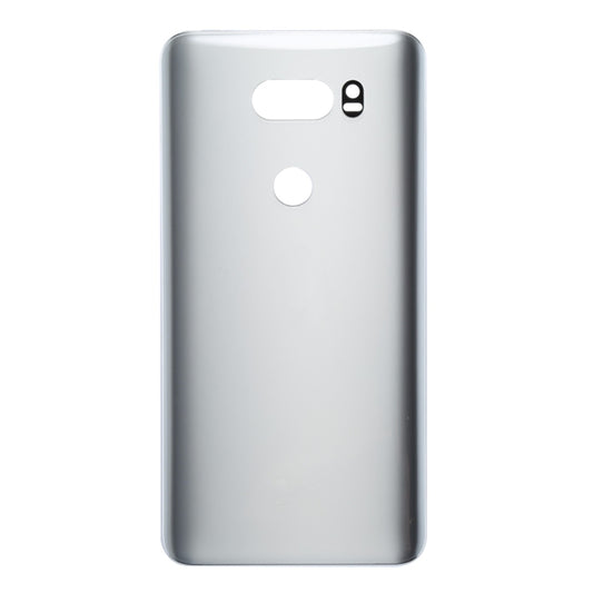 Back Cover with Adhesive for LG V30 (Silver) by buy2fix