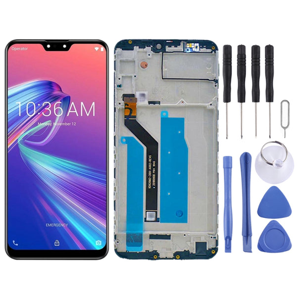OEM LCD Screen for Asus Zenfone Max Pro M2 ZB631KL X01BDA Digitizer Full Assembly with Frame（Black) by buy2fix